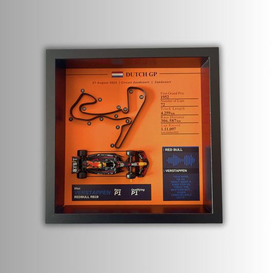 F1 2021 Dutch GP Max Verstappen Home Race Win 3D Track Frame