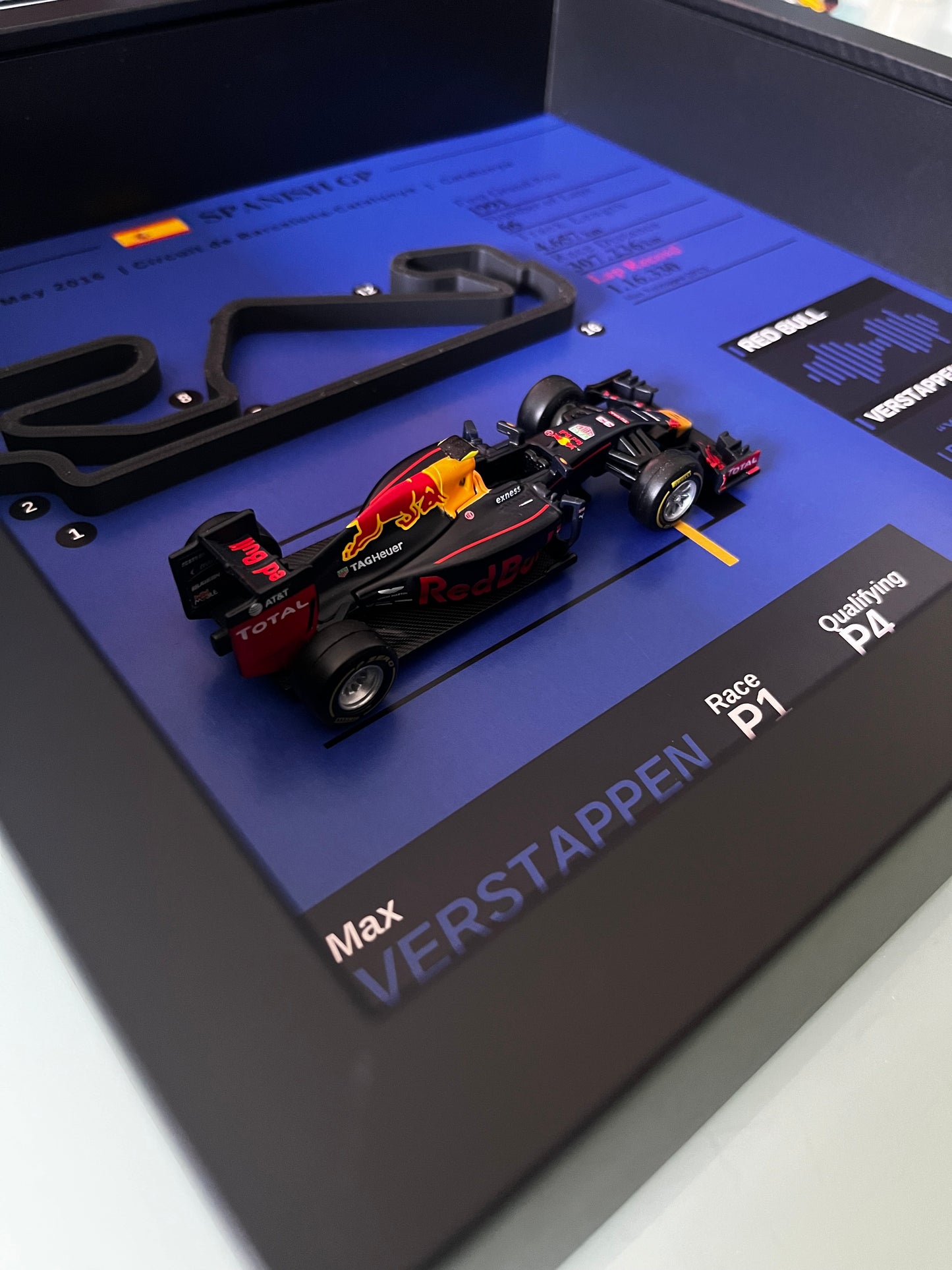 F1 2016 Spanish GP Max Verstappen First Win 3D Track Frame